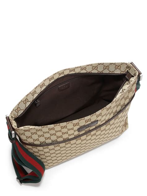 gucci messenger bag authenticity check|gucci messenger shoulder bag.